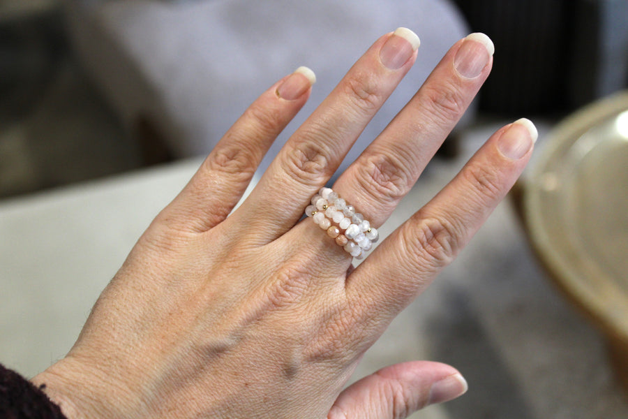 Allure Coastal Rings - Stack of 3