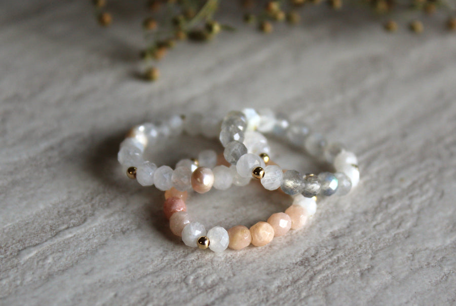 Allure Coastal Rings - Stack of 3