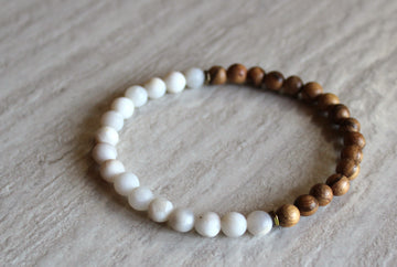 Matte Stacker - White Agate