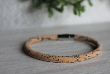 Beige Cork Bracelet