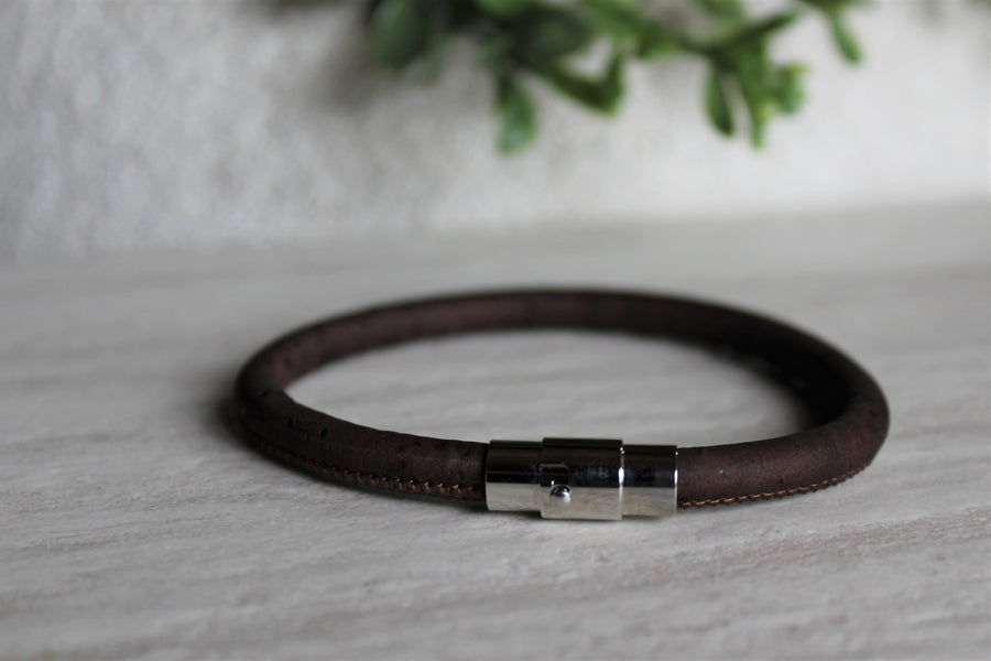 Antique Brown Cork Bracelet