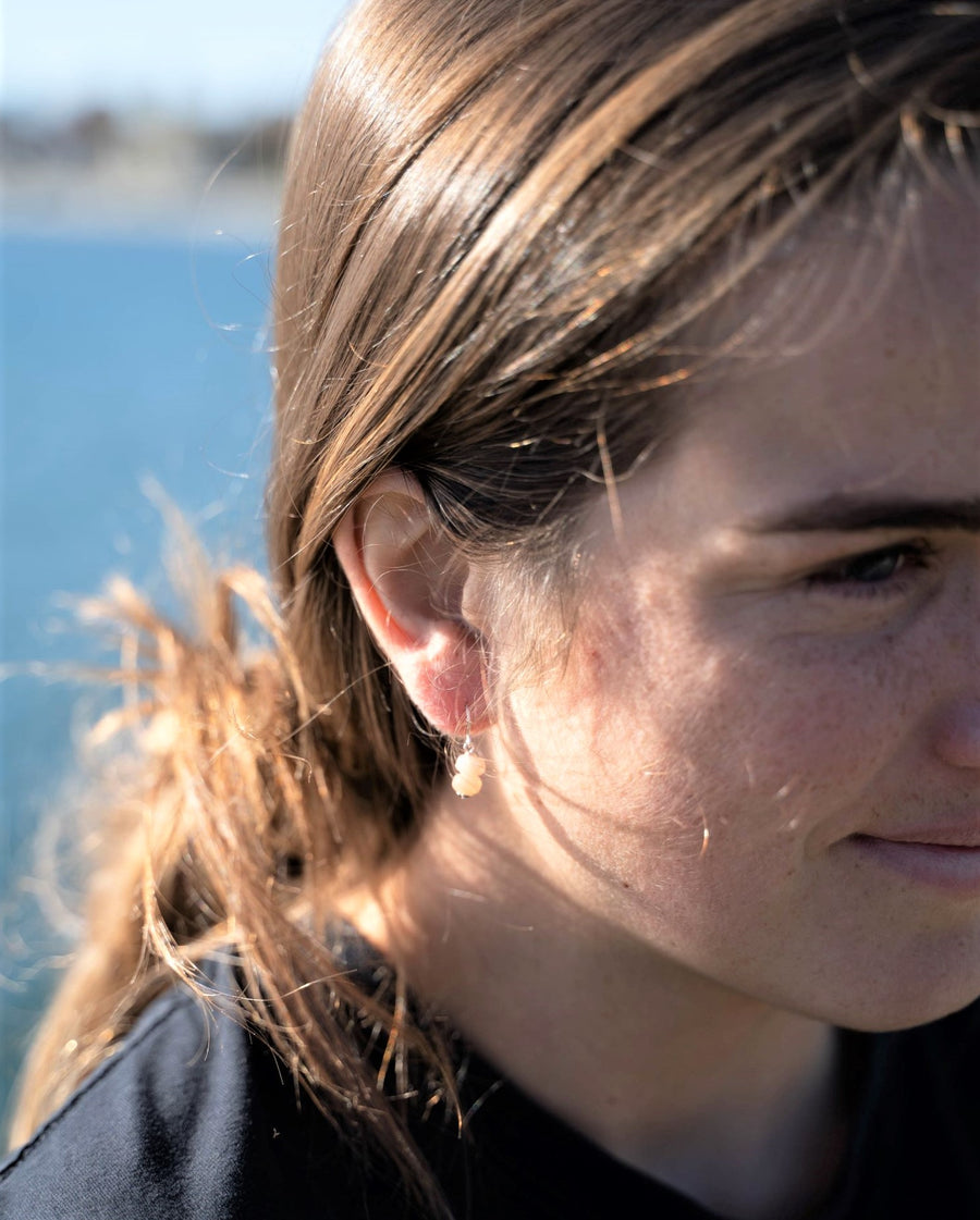 Sunstone Earrings - Woven Stone Co.