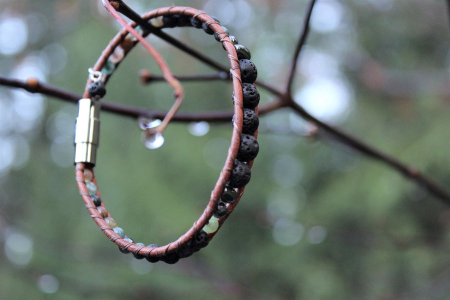 Fancy Jasper - Oil Diffuser Bracelet