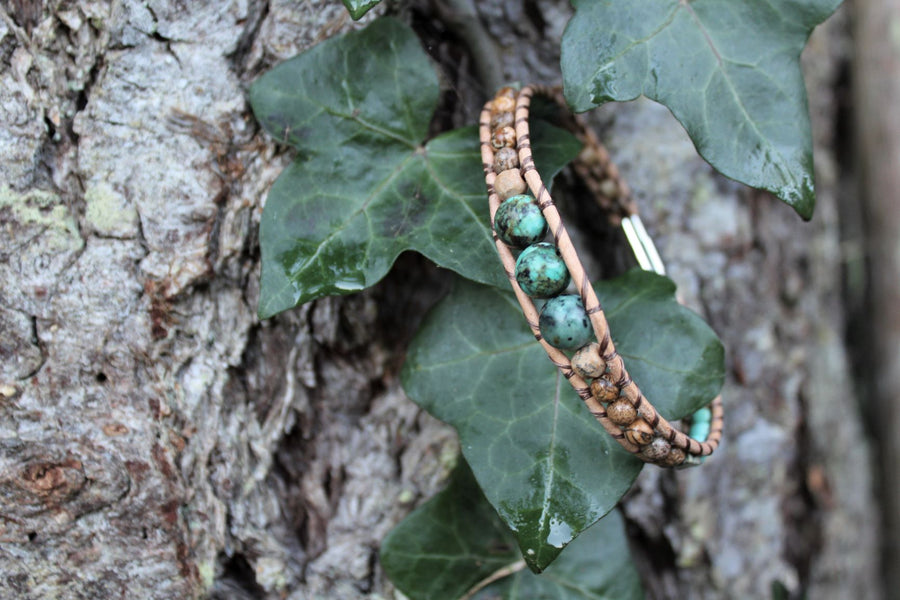 African Turquoise Collection - Single Wrap Bracelet