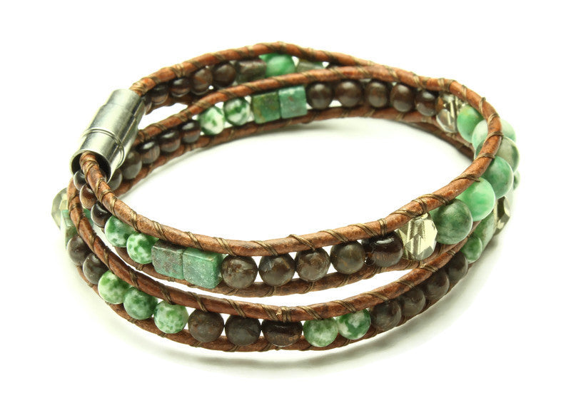 Woven Stone Bracelet Kit - Jade Single Wrap – Woven Stone Co.