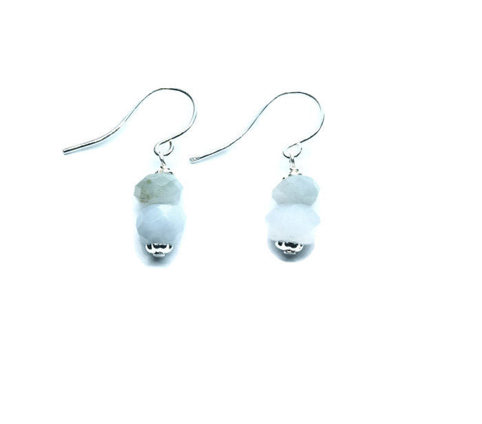 Aquamarine Earrings - Woven Stone Co.